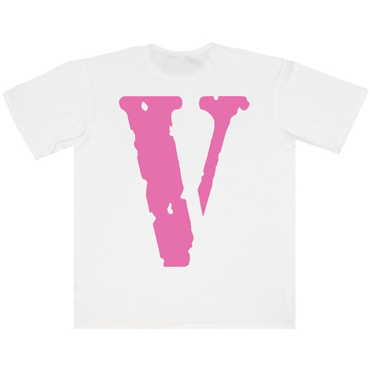 Vlone Staple T Shirt WhitePink