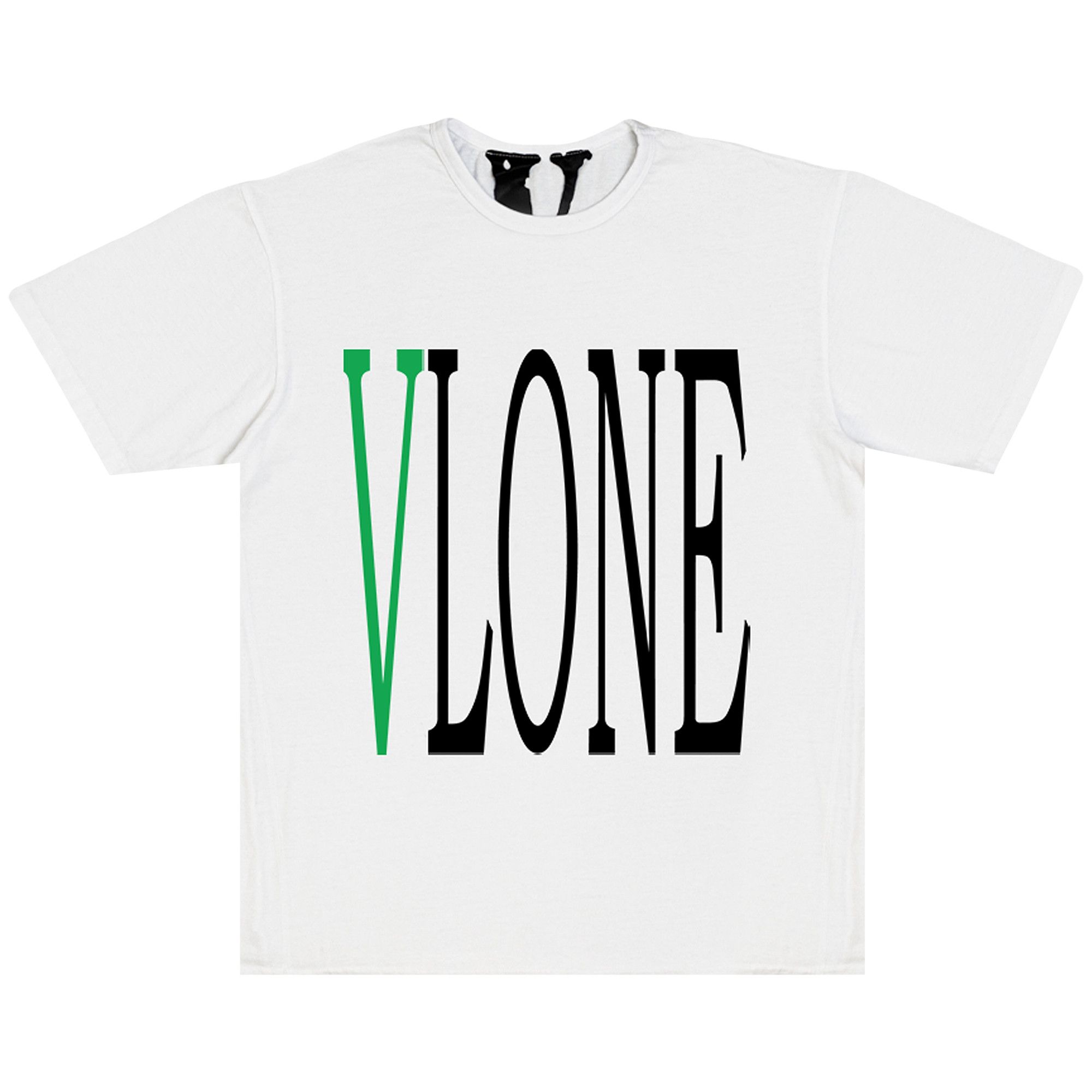 Buy Vlone Staple T-Shirt 'White/Green' - 1020 1SS210103STS WHGR | GOAT