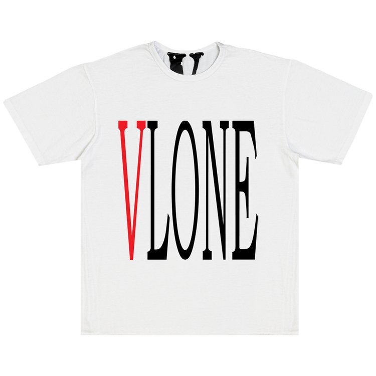 Vlone Staple T-Shirt 'White/Red'