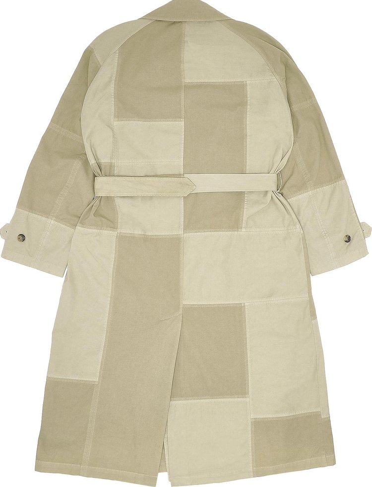 JW Anderson Patchwork Trench Coat Beige