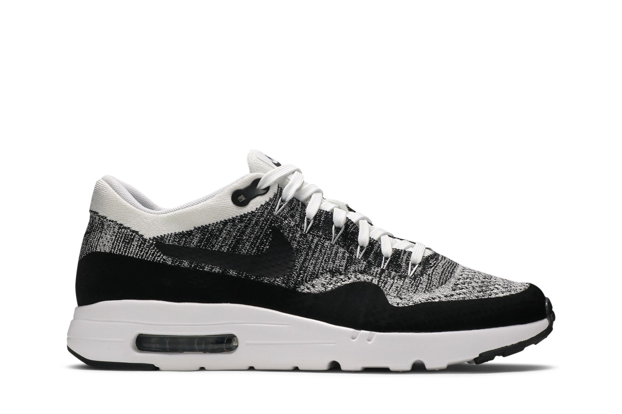 Nike air max 1 on sale ultra flyknit black white