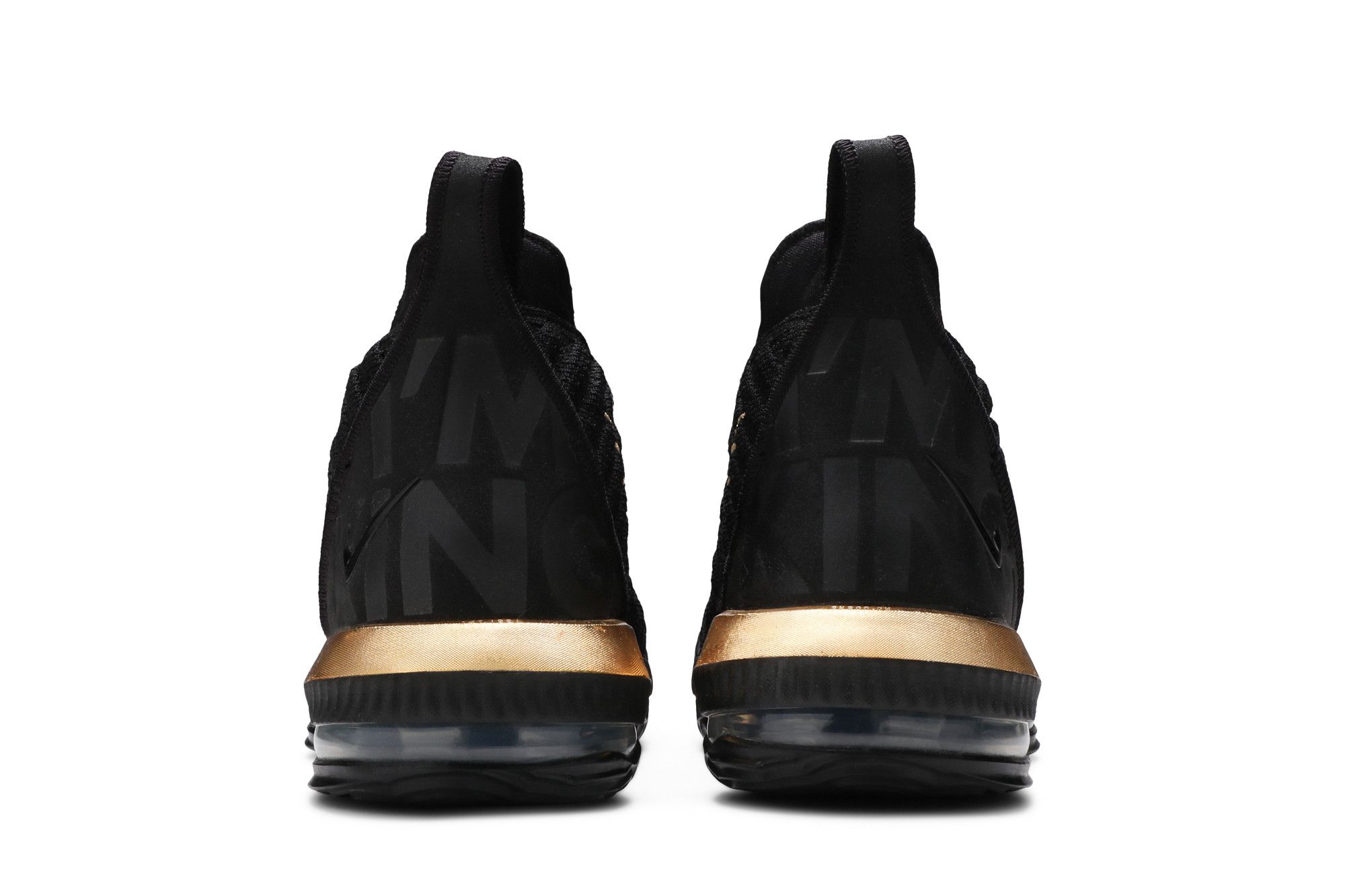 Black metallic gold lebron 16 discount