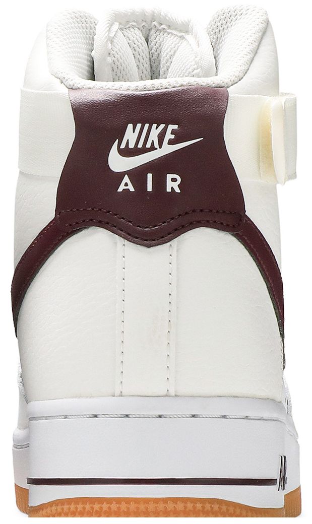 Nike Wmns Air Force 1 High White Night Maroon