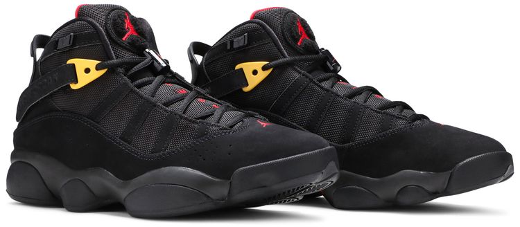 Air Jordan 6 Rings Black Red Sulfur