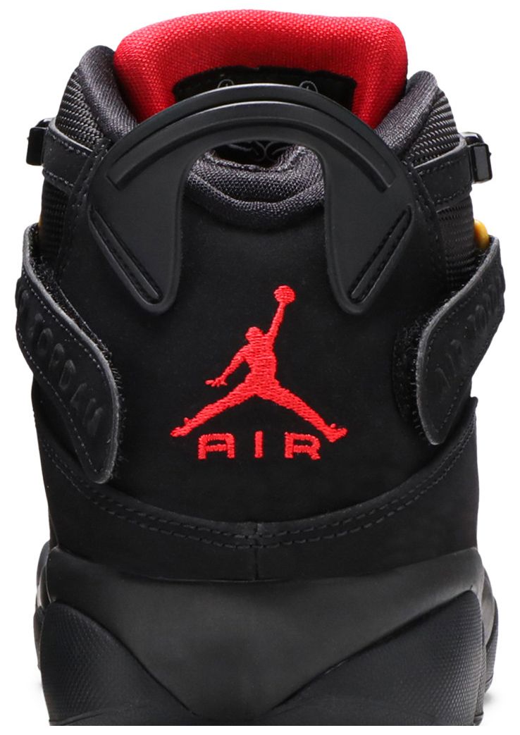 Air Jordan 6 Rings Black Red Sulfur