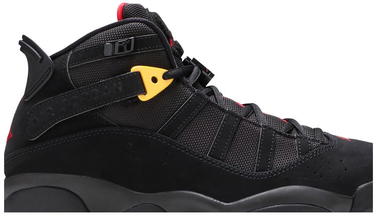 Air Jordan 6 Rings Black Red Sulfur