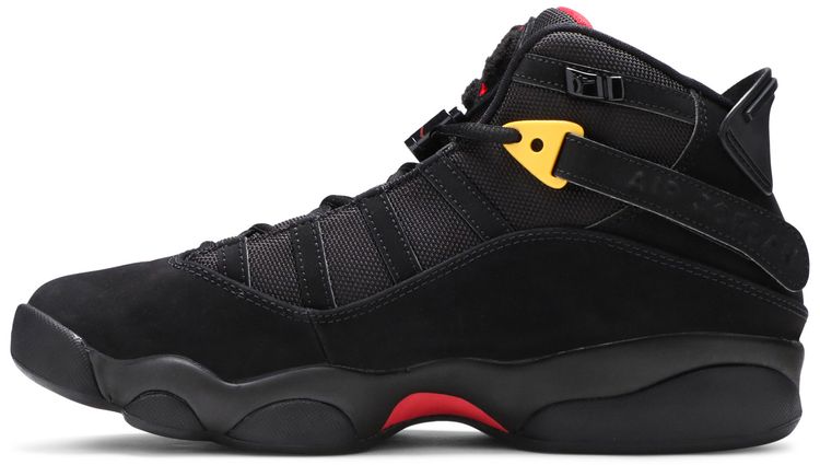 Air Jordan 6 Rings Black Red Sulfur