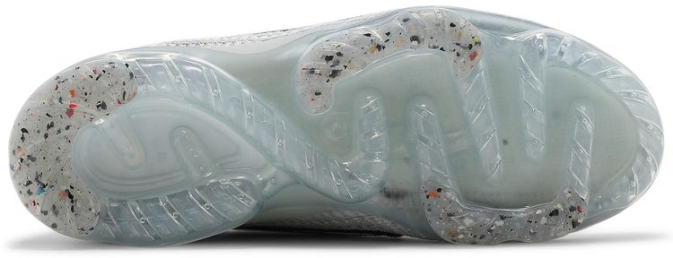 Nike Air VaporMax 2021 Flyknit GS White Metallic Silver