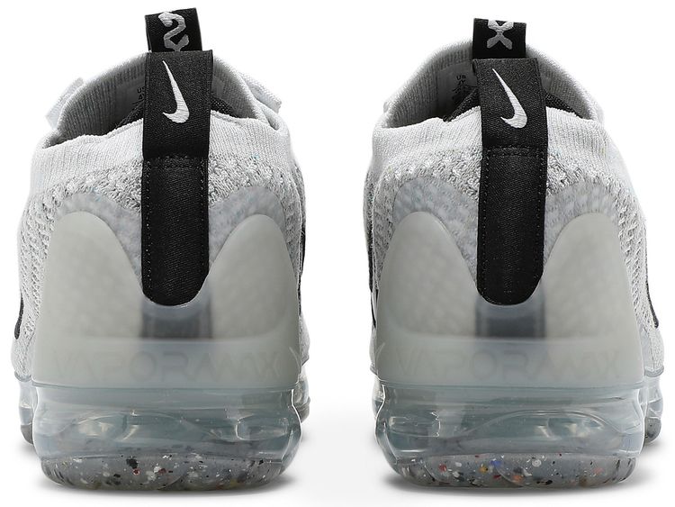 Nike Air VaporMax 2021 Flyknit GS White Metallic Silver