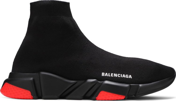 Buy Balenciaga Speed Sneaker 'Black Red' - 645056 W2DB4 1160 | GOAT