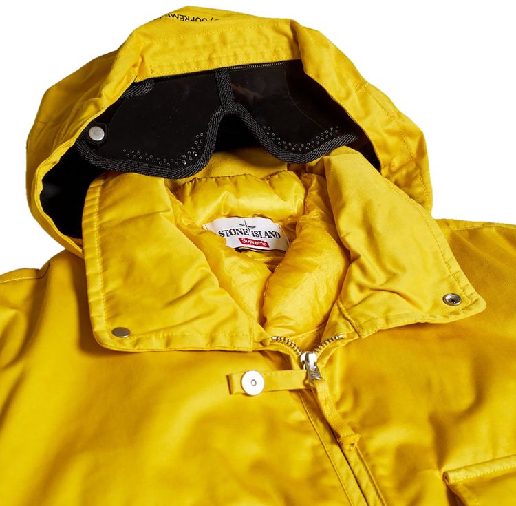 Supreme x Stone Island Nero Jacket Yellow
