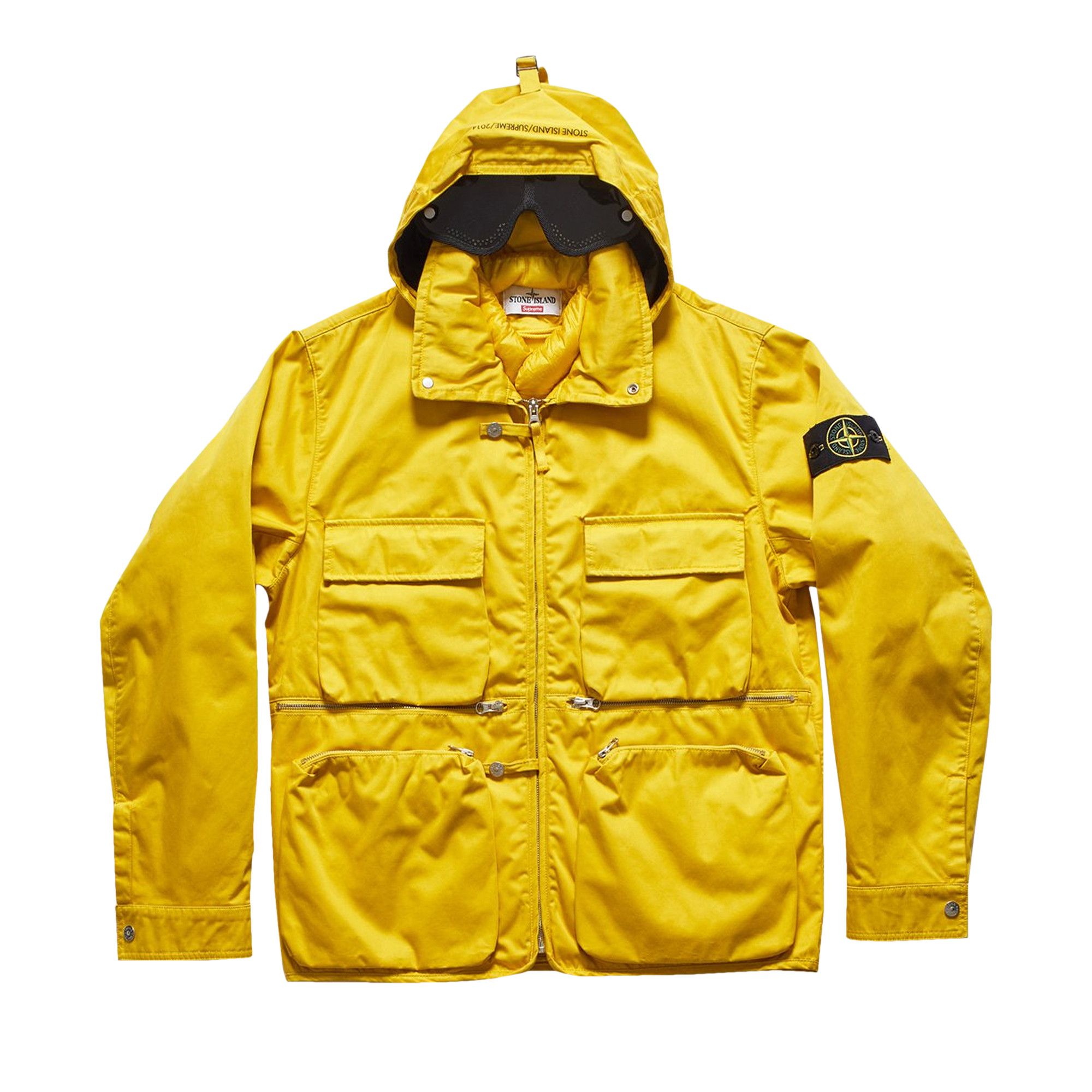 Buy Supreme x Stone Island Nero Jacket 'Yellow' - 0534