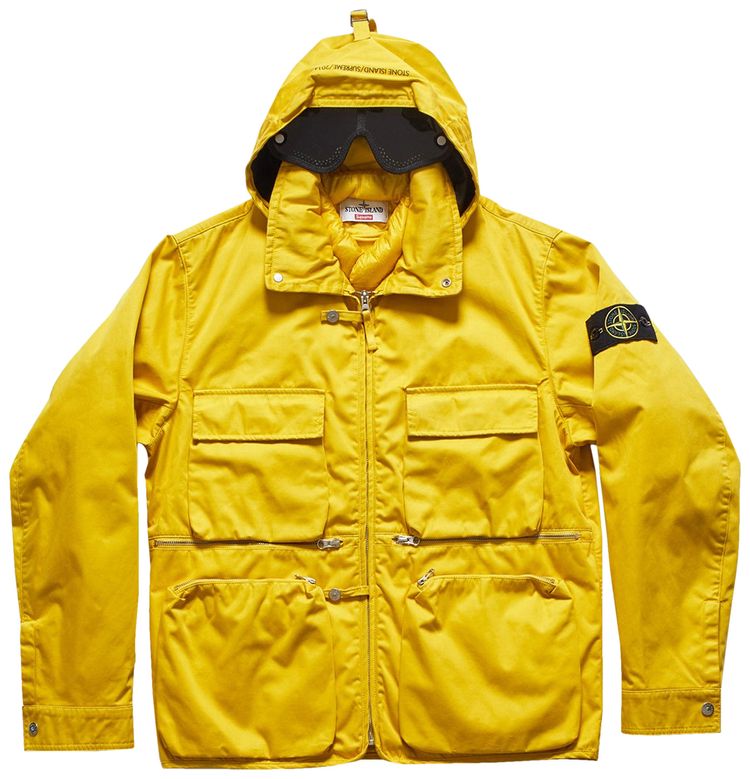 Supreme x Stone Island Nero Jacket Yellow