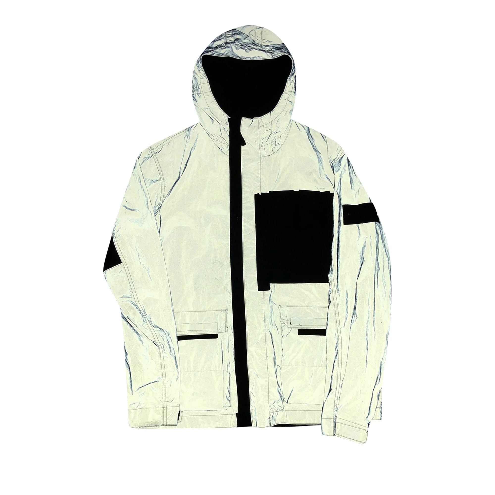 Stone island garment dyed plated reflective with mussola gommata clearance