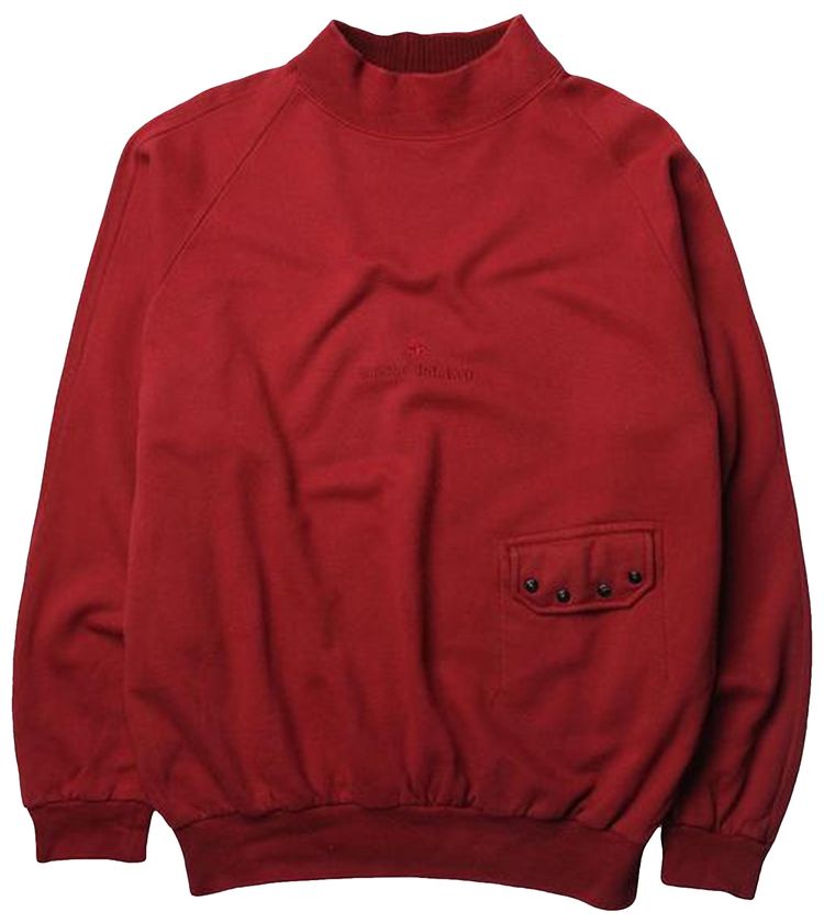 Stone Island Military Pocket Sweatshirt Red