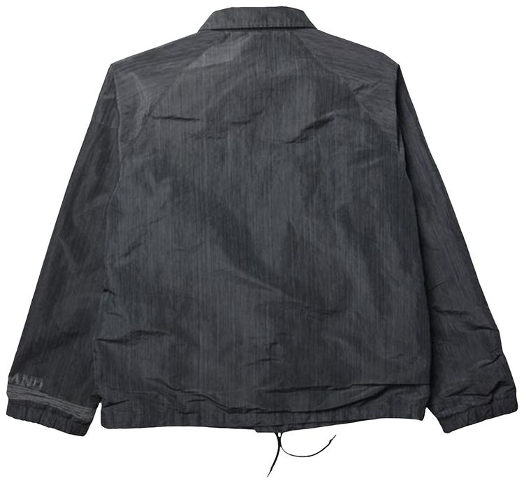 Stone Island Sublimation Printed Yarn Coach Jacket Black