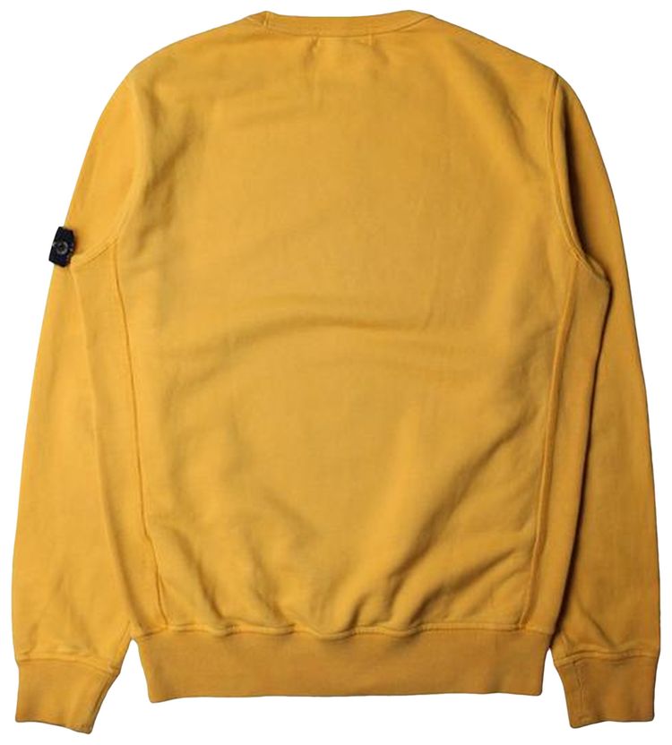 Stone Island Junior Crewneck Sweatshirt Yellow