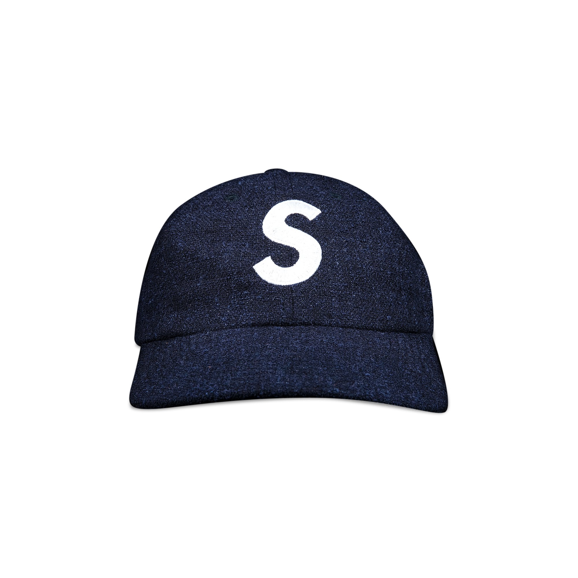 supreme terry s logo cap navy帽子