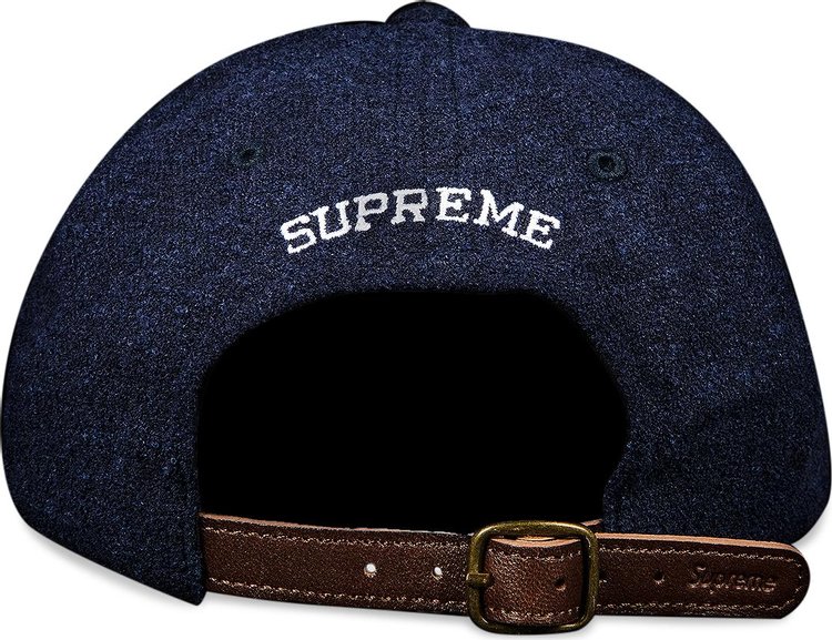 Supreme Terry S Logo 6 Panel Navy