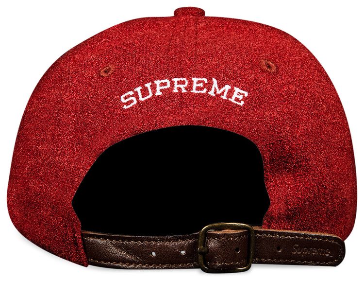 Supreme Terry S Logo 6 Panel Red