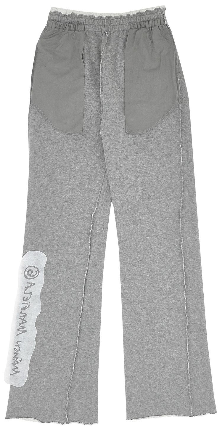 MM6 Maison Margiela Reversed Sweatpants Grey Melange