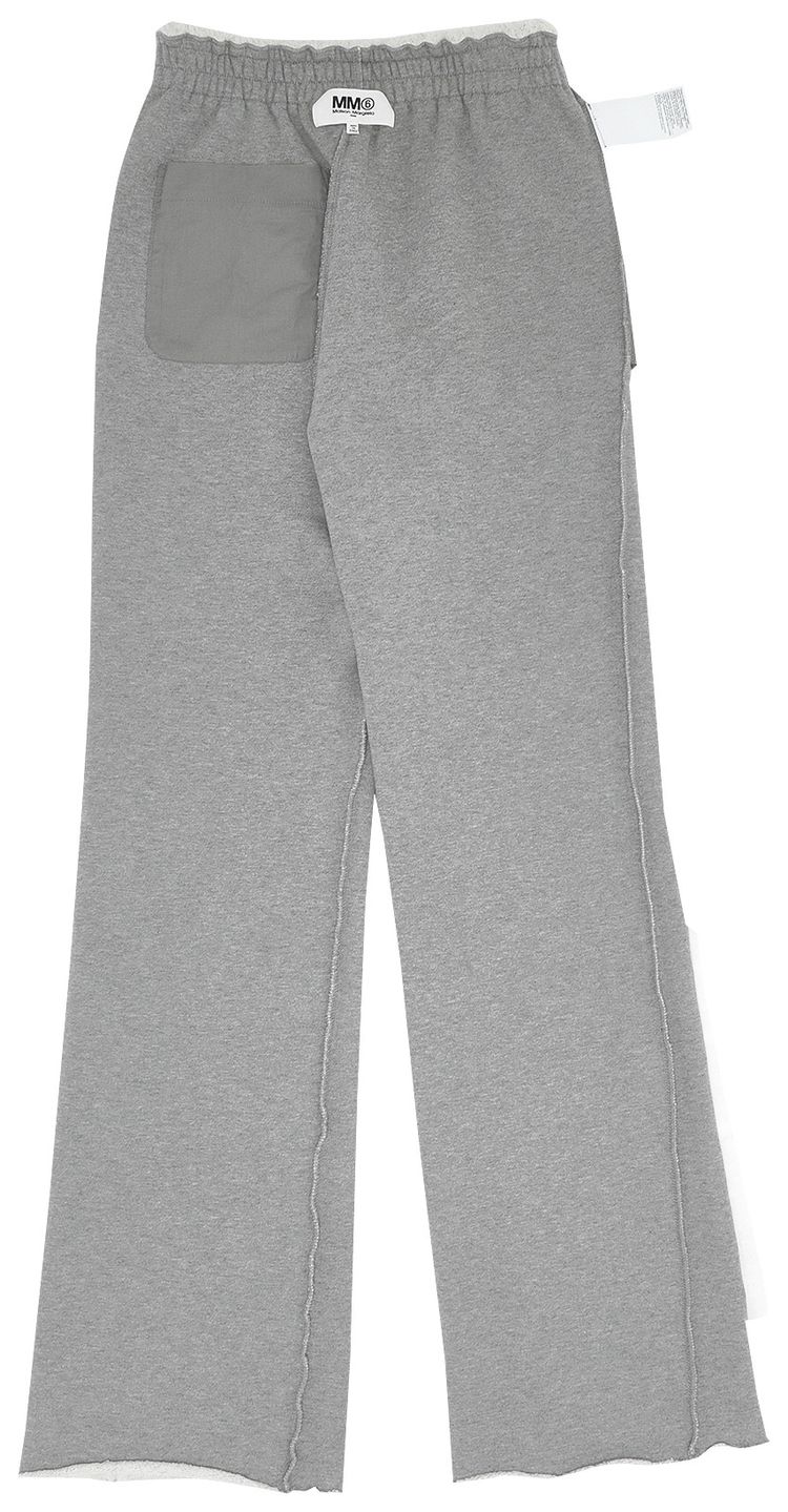 MM6 Maison Margiela Reversed Sweatpants Grey Melange
