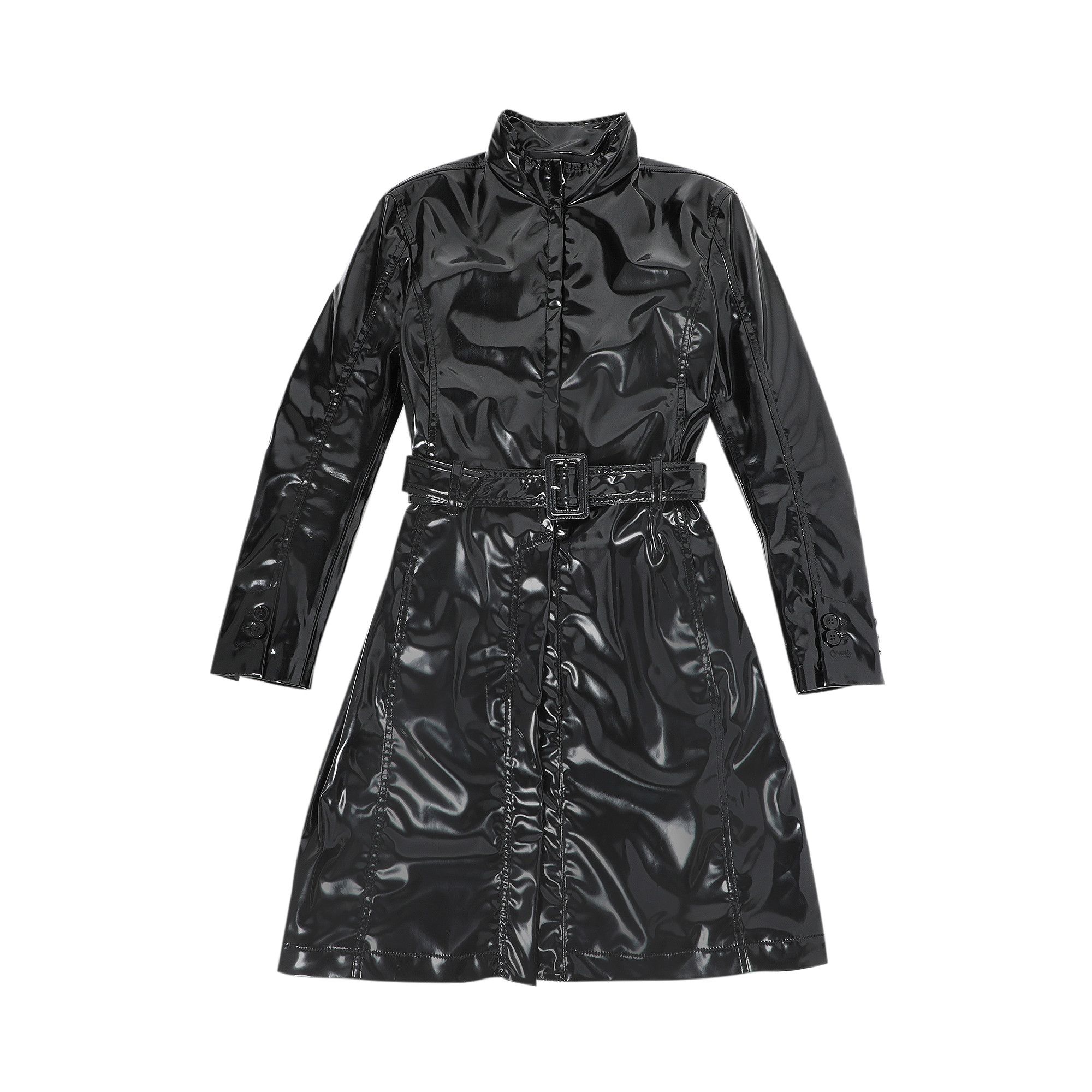 High neck 2025 trench coat