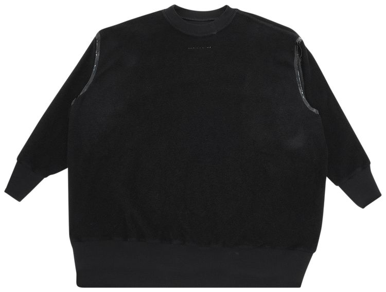 MM6 Maison Margiela Reversed Oversized Sweatshirt Black