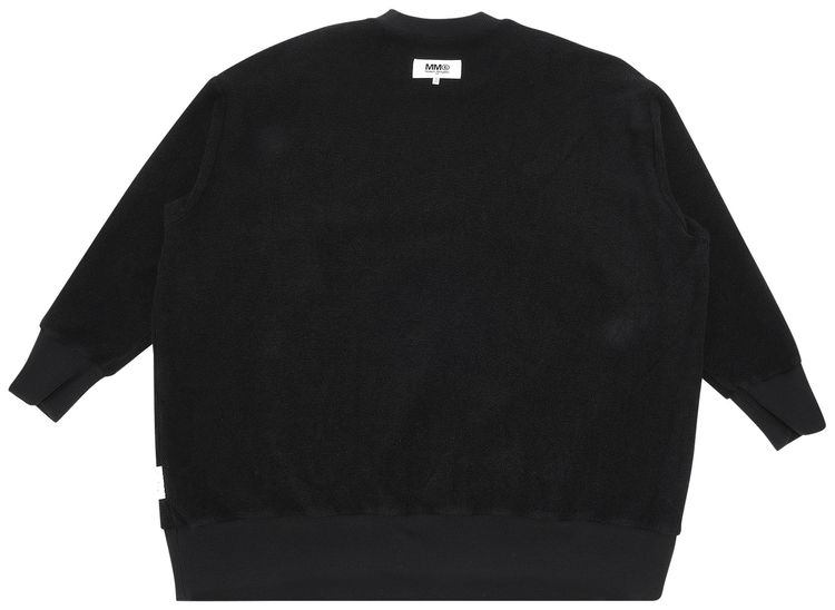 MM6 Maison Margiela Reversed Oversized Sweatshirt Black