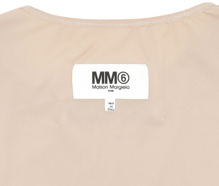MM6 Maison Margiela Inside Out Bodysuit Nude