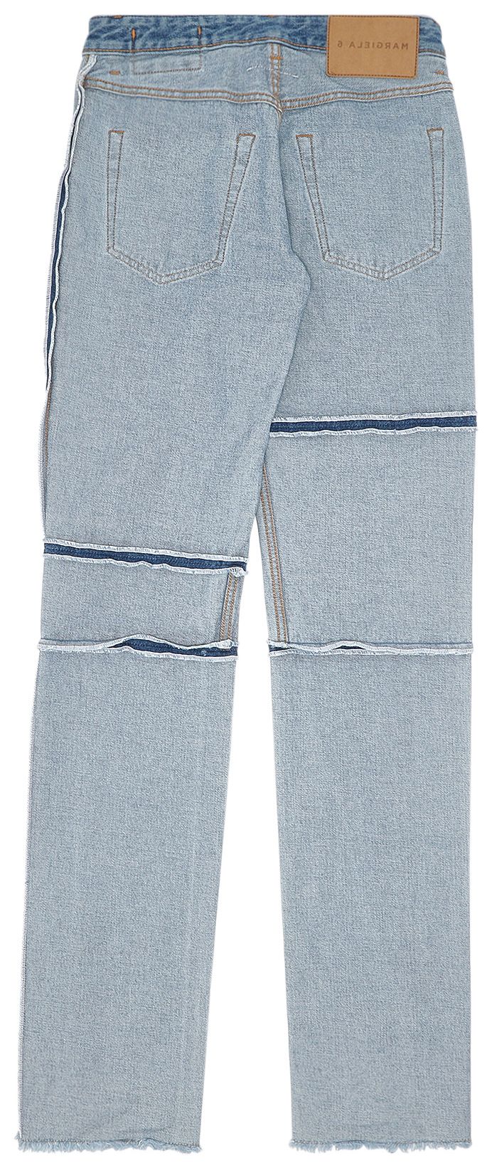 MM6 Maison Margiela Inside Out Panelled Jeans Seasonal Light