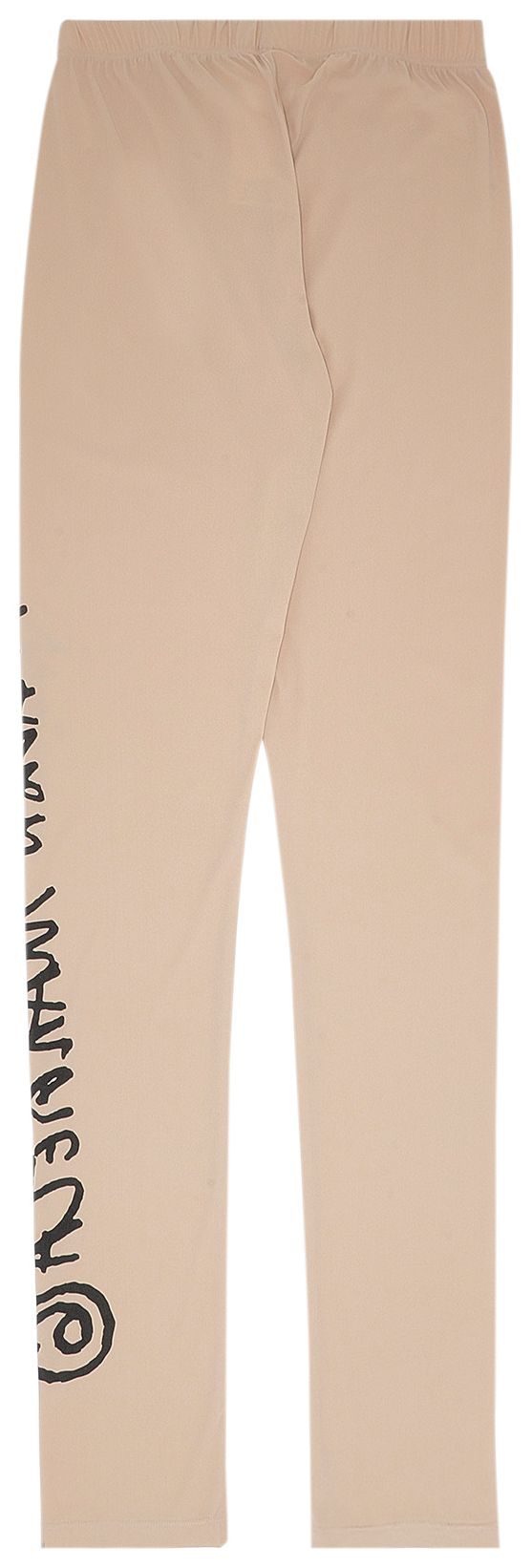 MM6 Maison Margiela Logo Leggings Nude