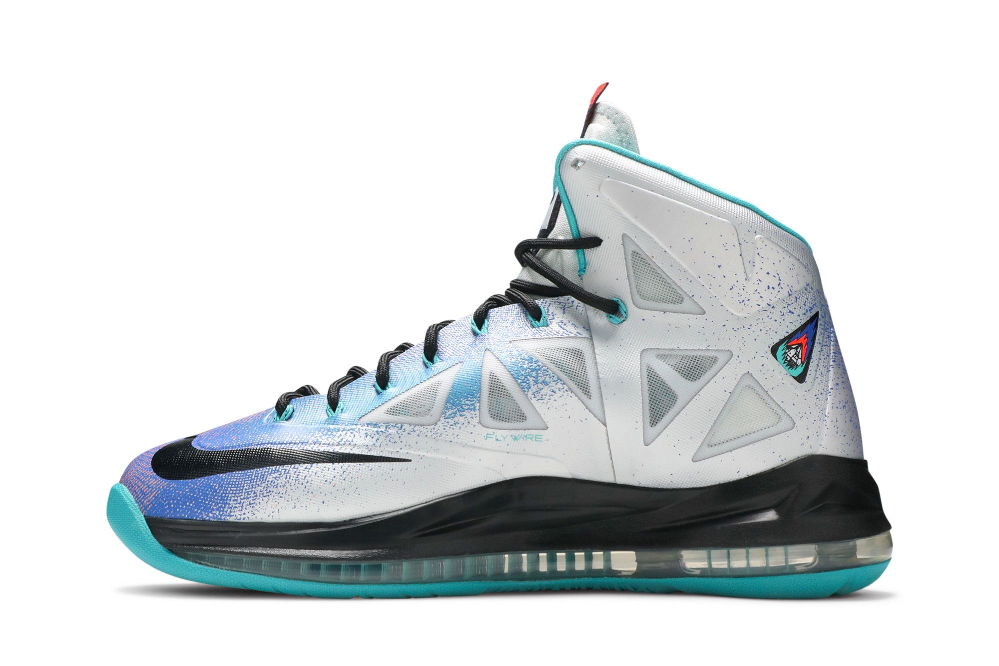 Size 11.0 LeBron 10 Pure Platinum