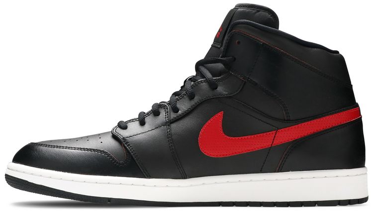 Air Jordan 1 Retro Mid Black Team Red