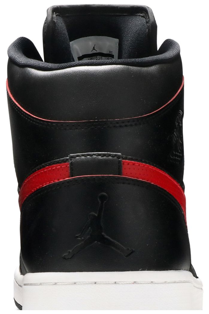 Air Jordan 1 Retro Mid Black Team Red
