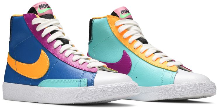 Nike Blazer Mid GS Aurora Purple Orange