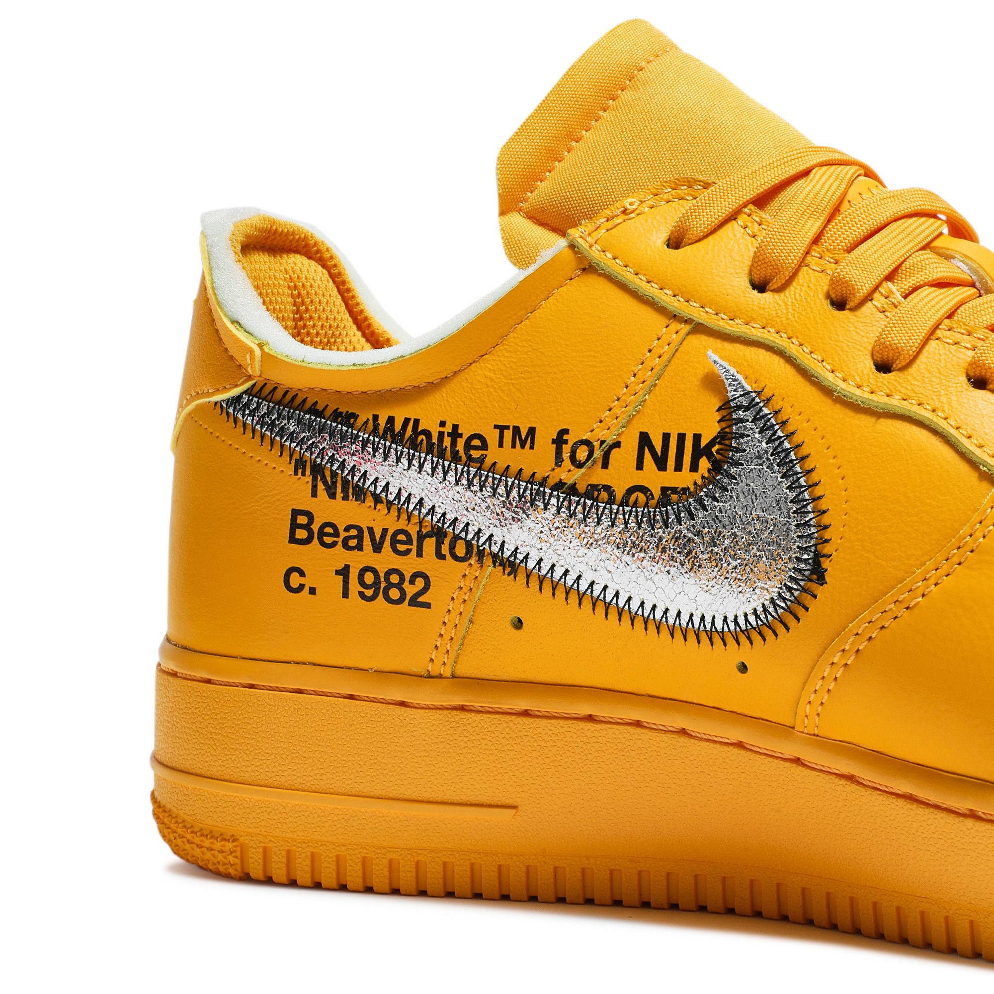 Size 10.0 Off White x Air Force 1 Low Lemonade