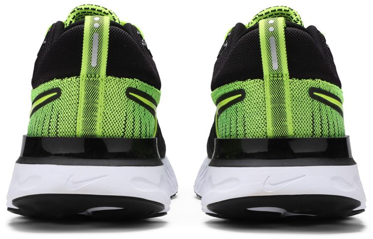 Nike React Infinity Run Flyknit 2 Volt Black
