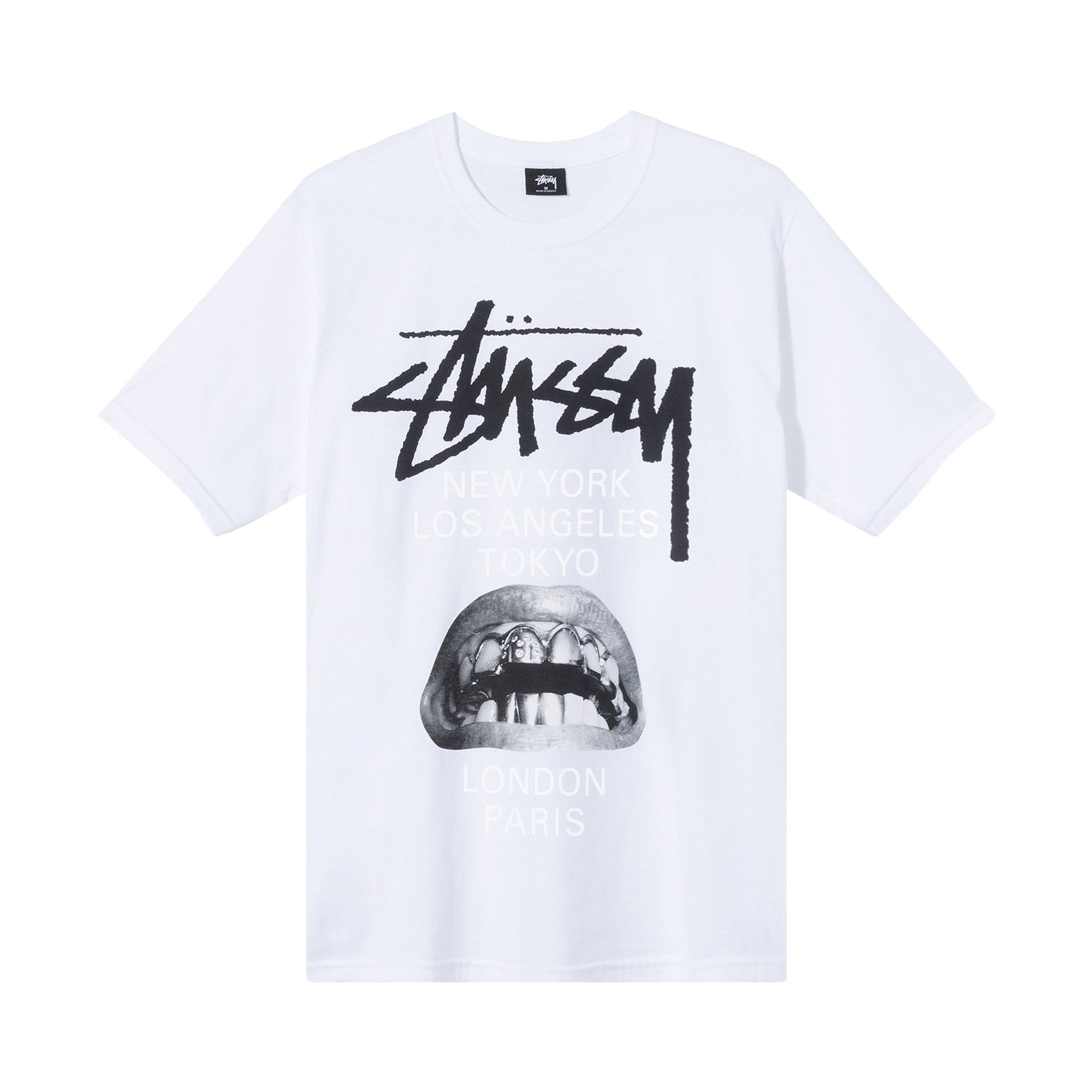 Stussy x Rick Owens World Tour Collection T-Shirt 'White'
