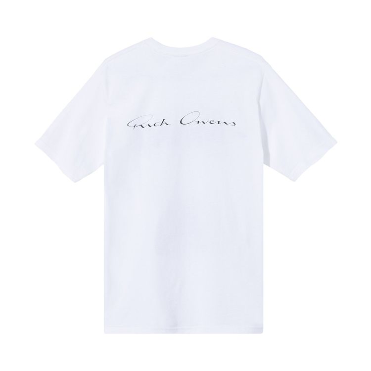 Stussy x Rick Owens World Tour Collection T Shirt White