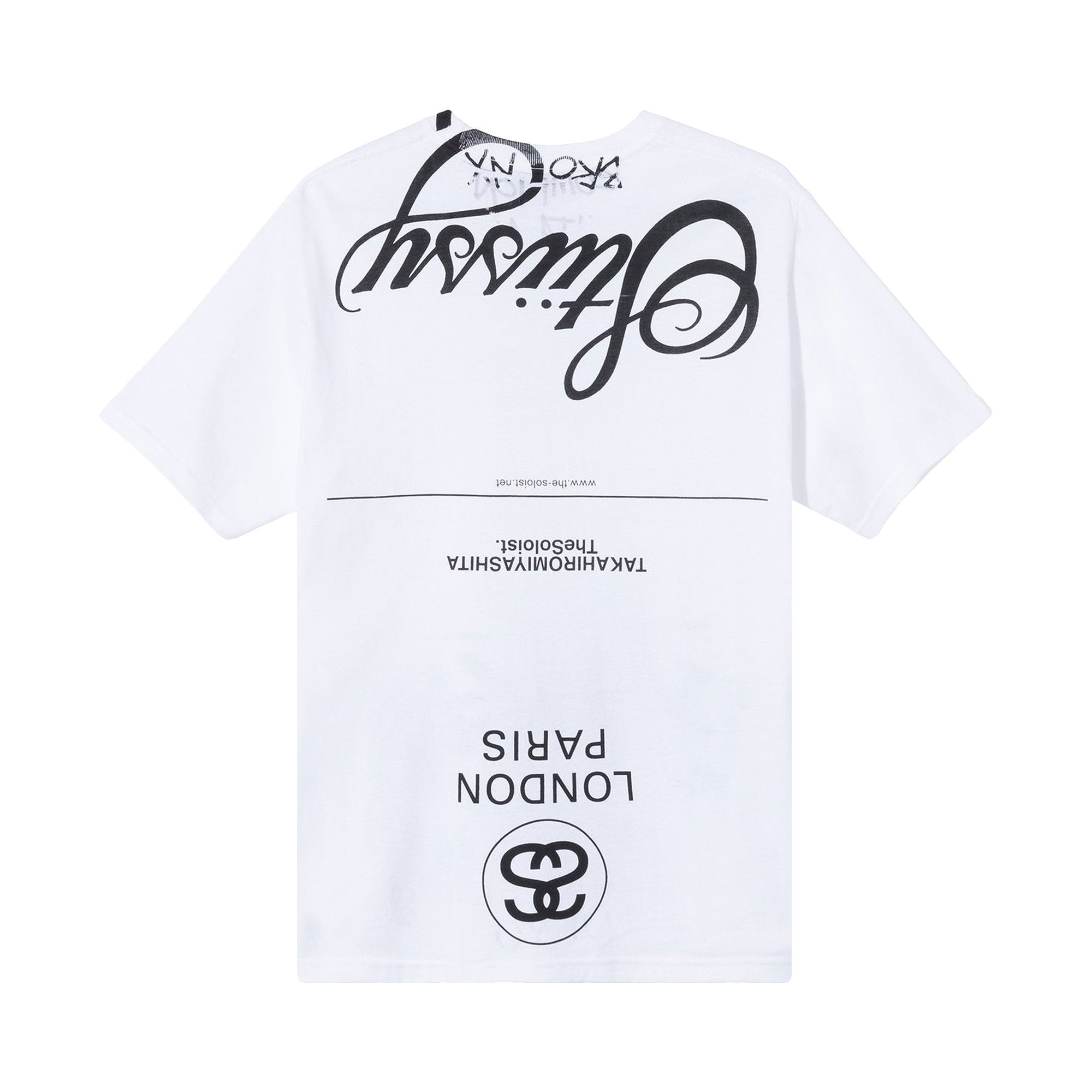 Size l Stussy x Takahiro Miyashita The Soloist World Tour Collection  T-Shirt 'White'