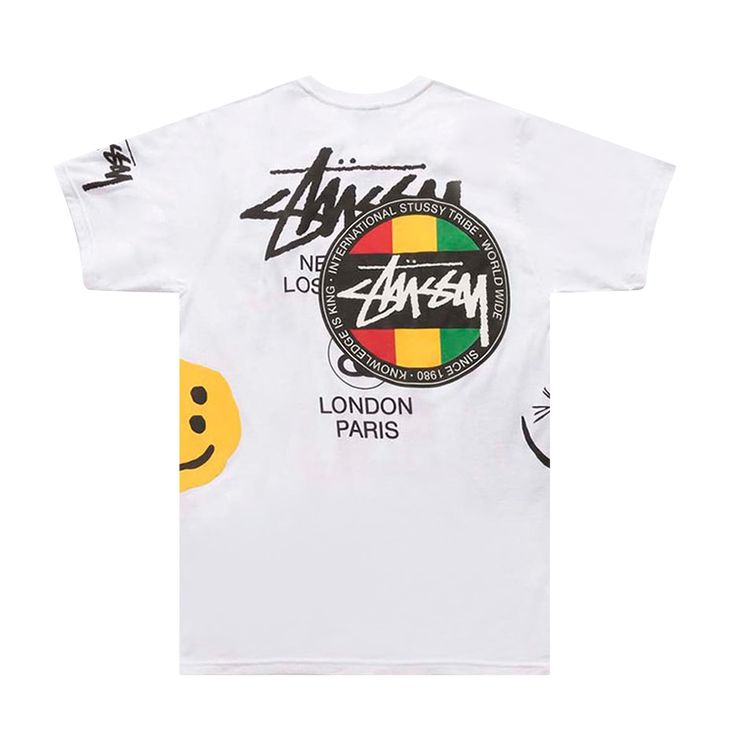 Stussy x Cactus Plant Flea Market USA 2019 Tee White