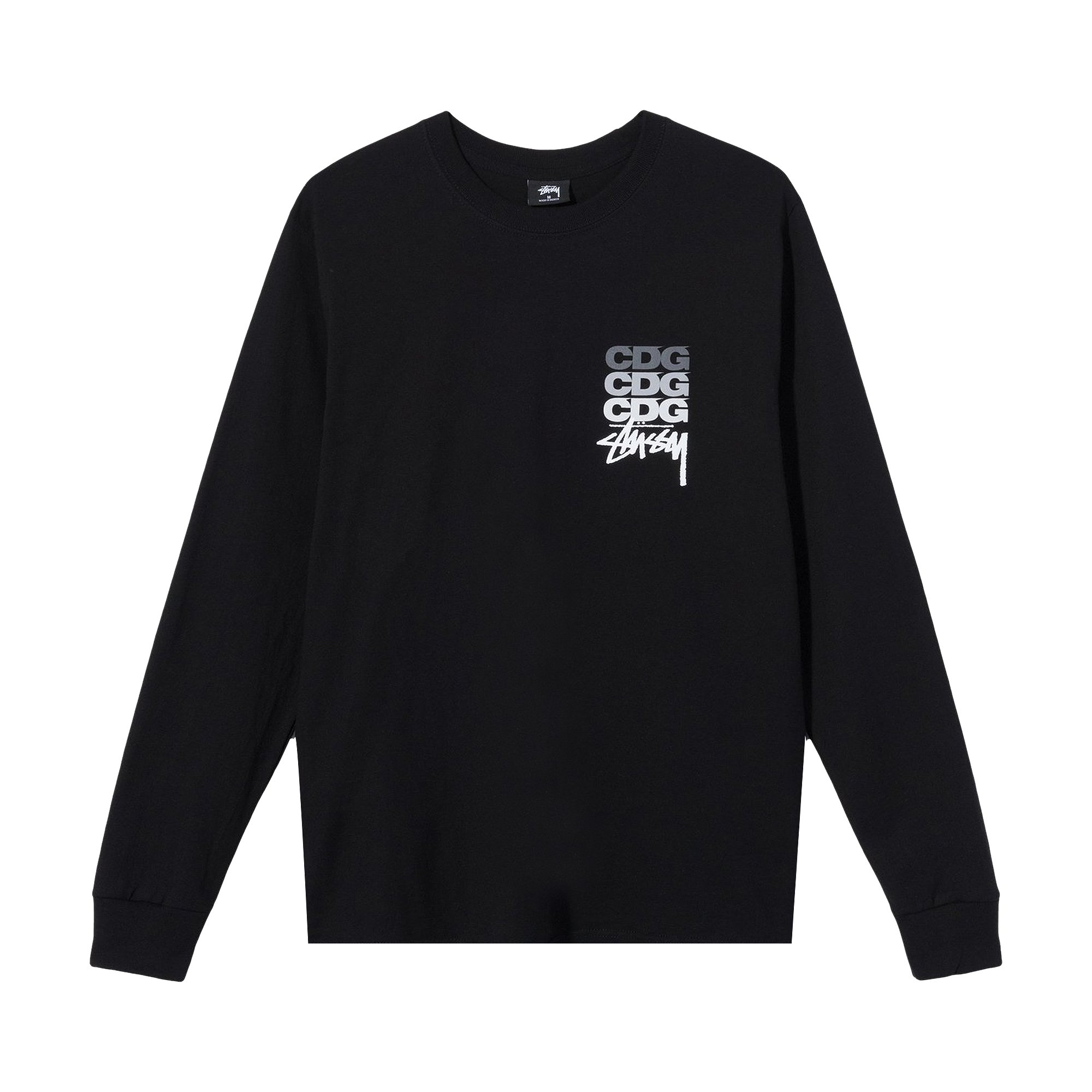 Buy Stussy x Comme des Garçons Dot Long-Sleeve T-Shirt 'Black 
