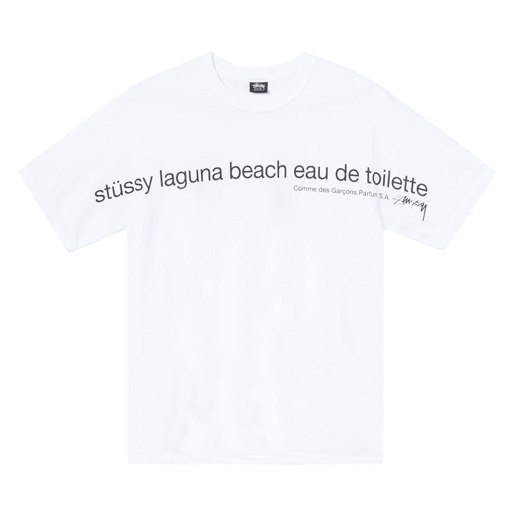 Buy Stussy x Comme des Garçons Laguna Beach T-Shirt 'White 