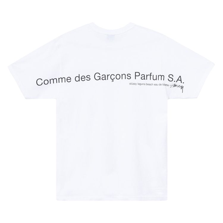 Stussy x Comme des Garcons Laguna Beach T Shirt White