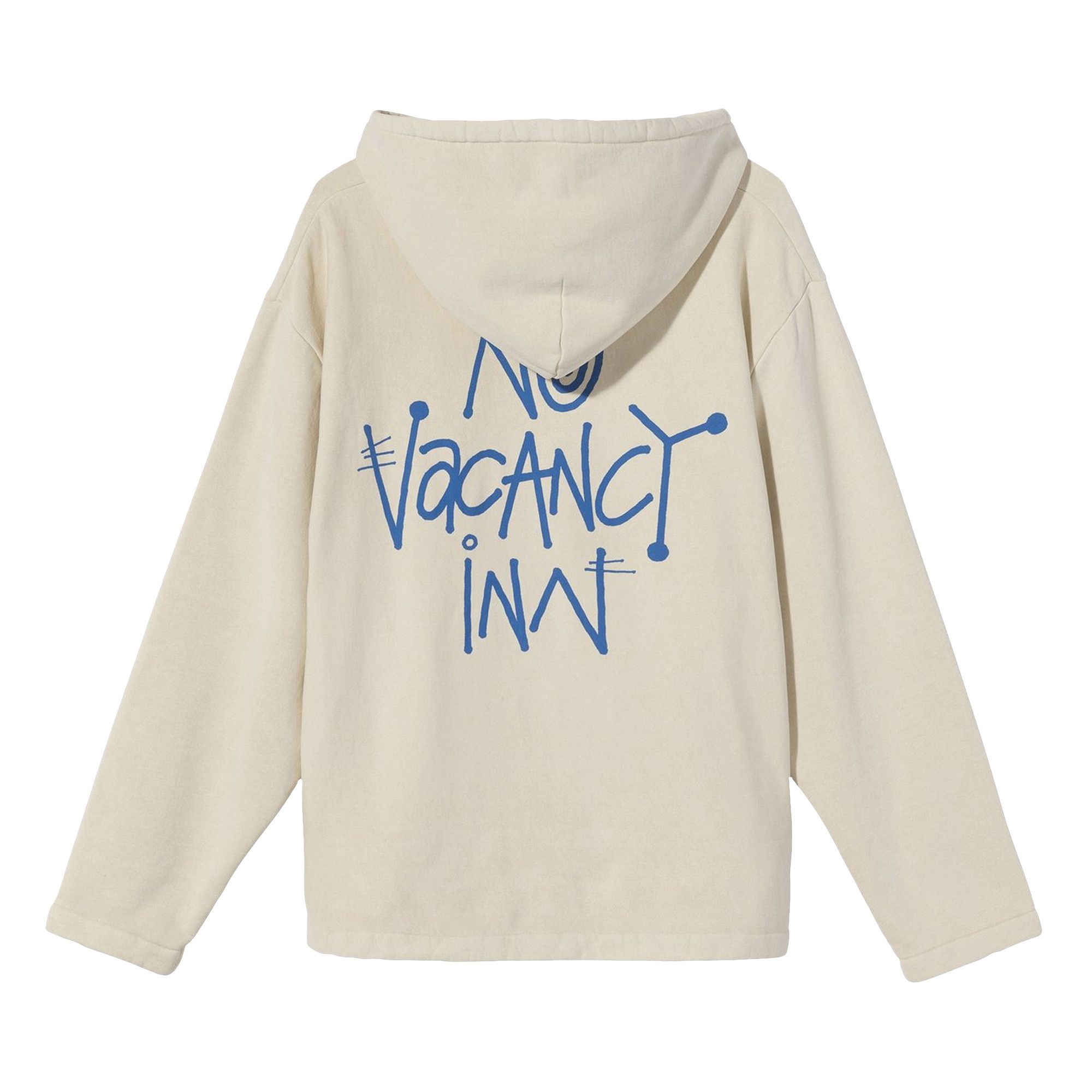 Buy Stussy x No Vacancy Inn Fleece Hoodie 'Cement' - 318037 CEME