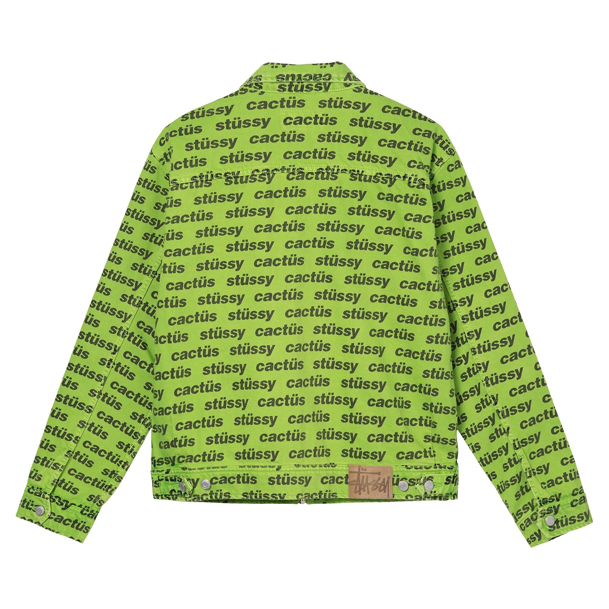 夏セール開催中 MAX80%OFF！ Stussy Buy x 'Green Jacket Work Zip Market Flea Plant Cactus ジャケット・アウター