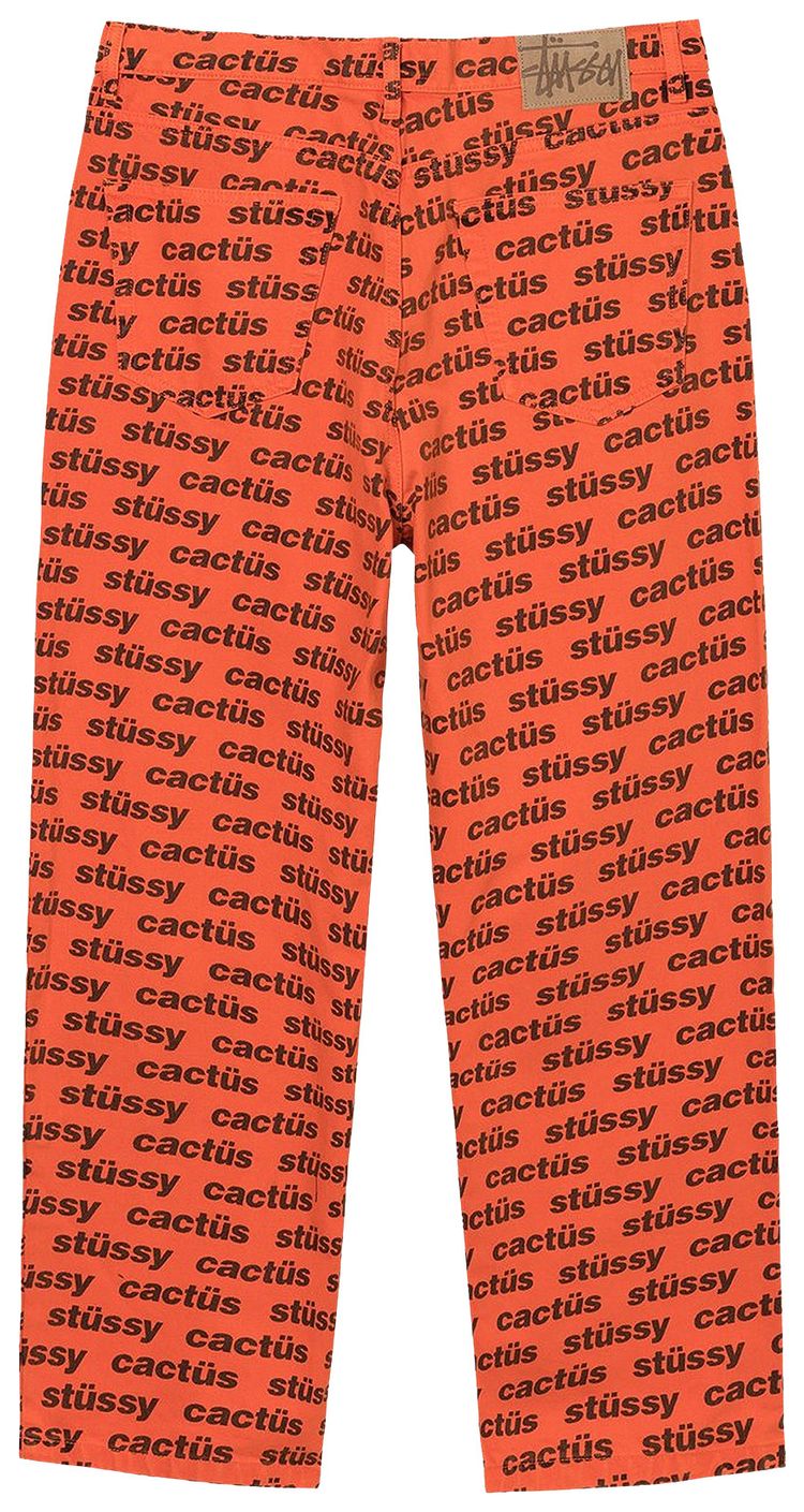 Stussy x Cactus Plant Flea Market Big Ol Jean Orange