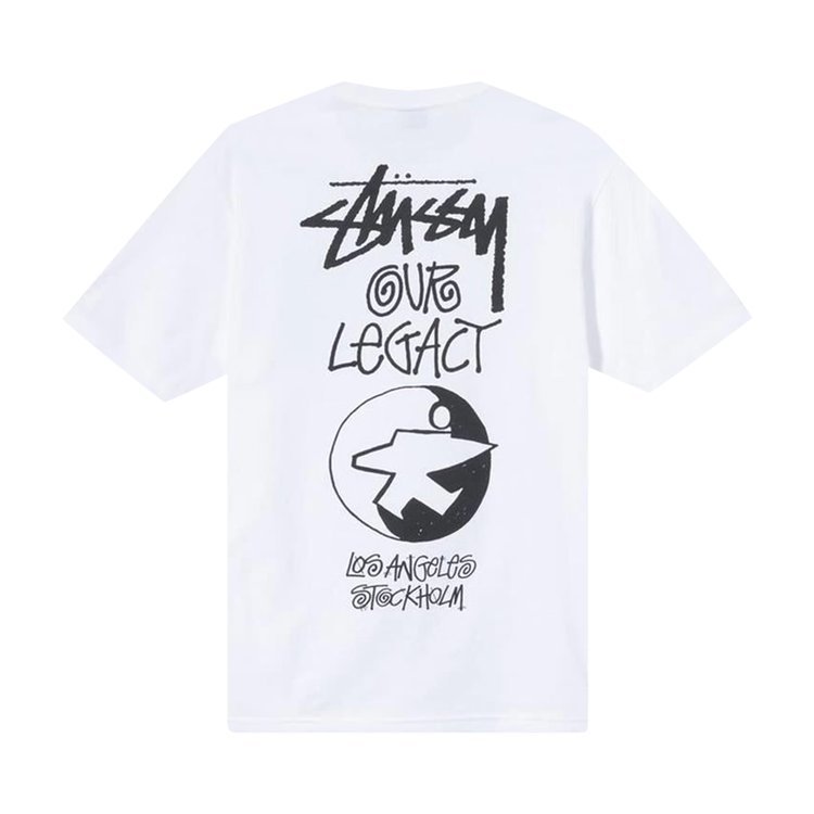 Stussy x Our Legacy Surfman Tee White