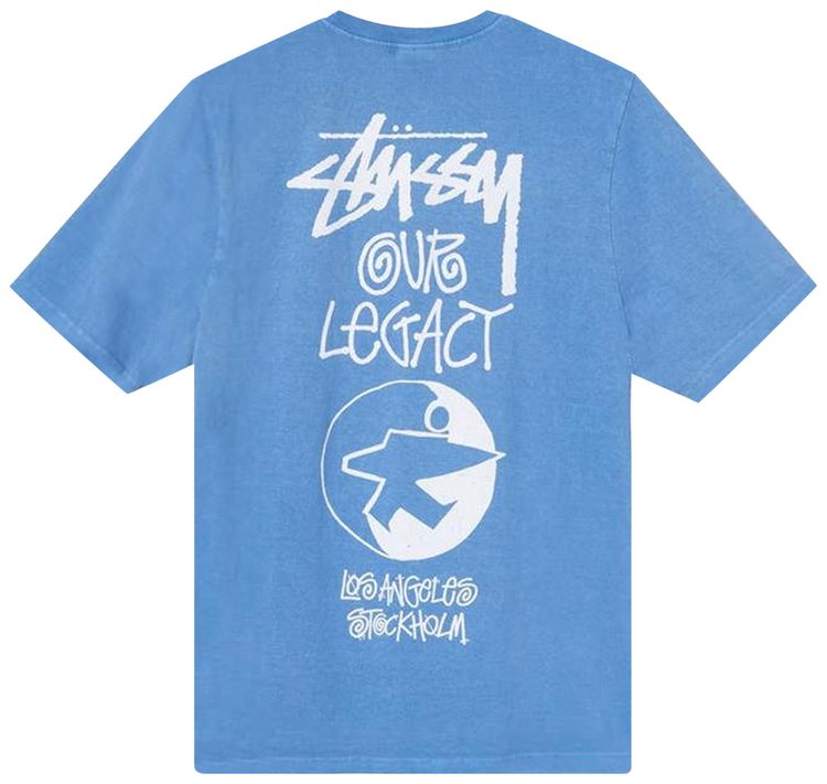 Stussy x Our Legacy Surfman Tee Blue